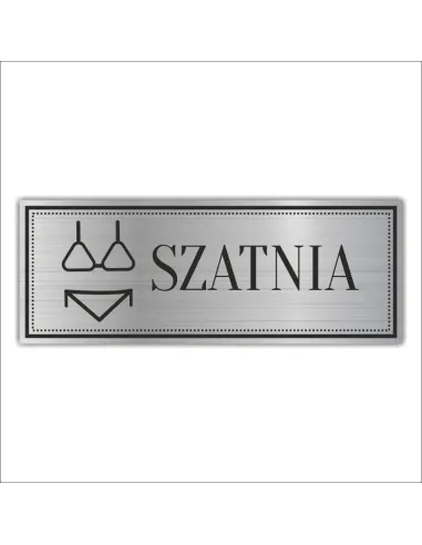 Tabliczka Grawerowana SZATNIA PRZEBIERALNIA