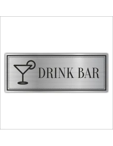 Tabliczka Grawerowana DRINK BAR RECEPCJA HOTELOWA