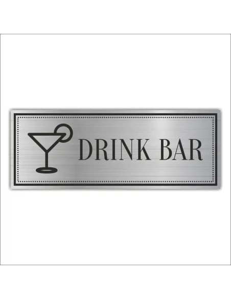 Tabliczka Grawerowana DRINK BAR RECEPCJA HOTELOWA