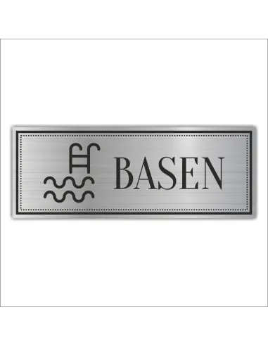 Tabliczka Grawerowana BASEN SAUNA SPA KOSMETYCZKA