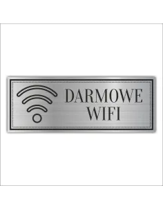 Tabliczka Grawerowana DARMOWE WIFI INTERNET HOTEL