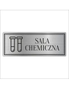 Tabliczka Grawerowana SALA CHEMICZNA SZKOLNA