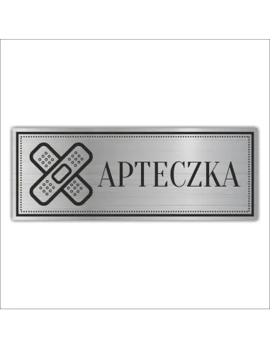 Tabliczka Grawerowana APTECZKA BHP OZNACZENIE