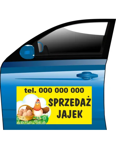 Magnesy reklamowe RÓŻNE WZORY sprzedaż jaj JAJKA