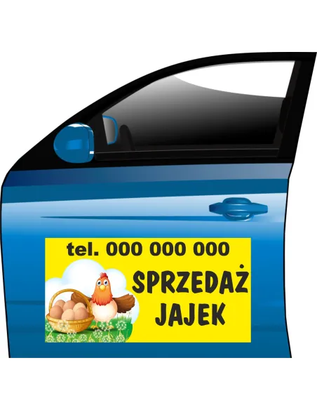 Magnesy reklamowe RÓŻNE WZORY sprzedaż jaj JAJKA