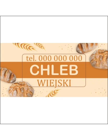BANERY TWÓJ NAPIS chleb wiejski dużo wzorów TANIO