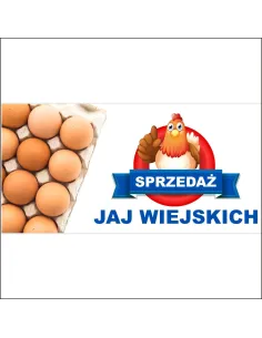 Bilbord reklamowy banery JAJKA numer telefonu TANI