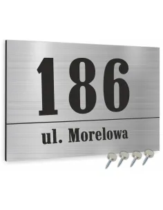 Tablica ALUMINIOWA adresowa Tabliczka Numer Domu 30x40 dibond
