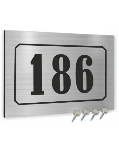 TABLICA ADRESOWA z numerem domu DIBOND 20x30 cm