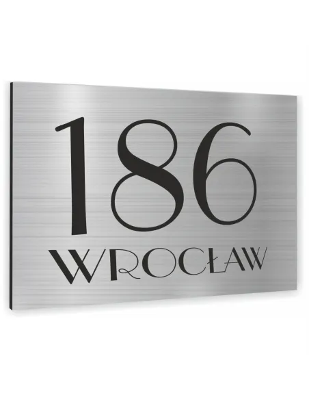 TABLICA ADRESOWA METAL NUMER DOMU POSESJI dibond 20x30 cm