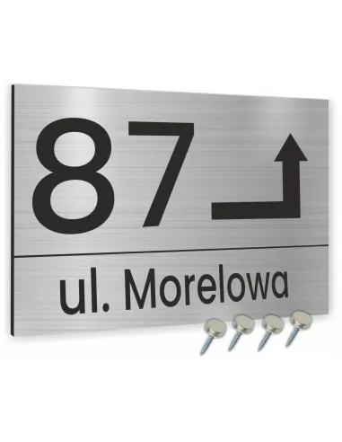 TABLICA ADRESOWA METAL NUMER DOMU POSESJI  20x30 cm dibond