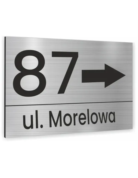 TABLICA Z NUMEREM DOMU TABLICZKA adresowa 20x30cm dibond