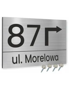 Numer domu Oznakowanie domu tablica adresowa 20x30cm dibond