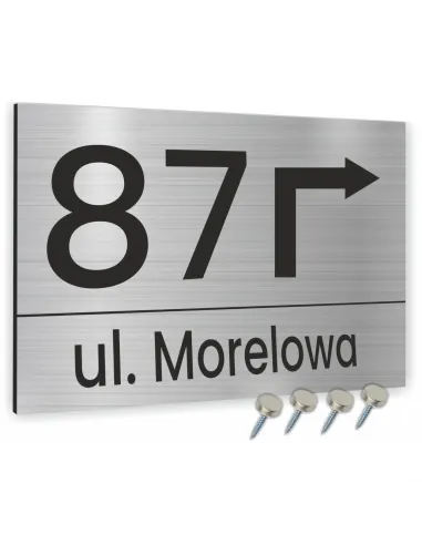 Numer domu Oznakowanie domu tablica adresowa 20x30cm dibond