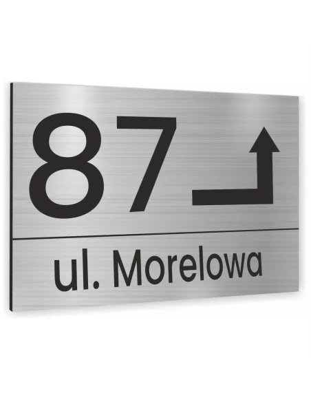 TABLICA ADRESOWA METAL NUMER DOMU POSESJI  20x30 cm dibond