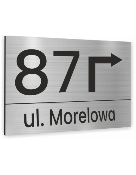 Numer domu Oznakowanie domu tablica adresowa 20x30cm dibond
