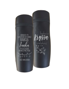 Kubek termiczny z grawerem Prezent na Dzień Babci i Dziadka