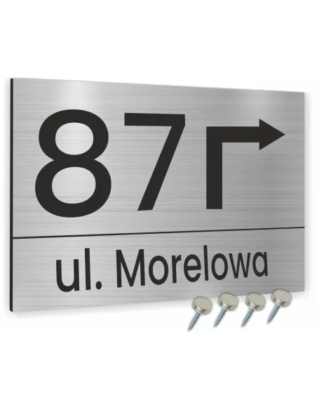 Numer domu Oznakowanie domu tablica adresowa 40x30cm dibond