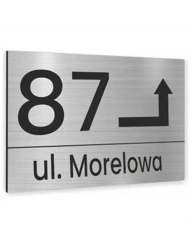 TABLICA ADRESOWA METAL NUMER DOMU POSESJI  40x30 cm dibond
