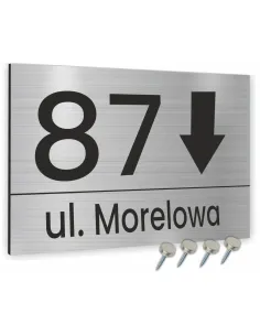 Tabliczka Tablica ADRESOWA ALUMINIOWA KIERUNKOWA 40x30cm dibond