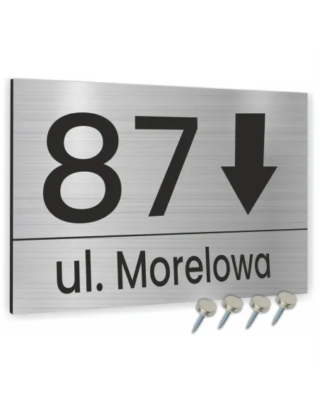 Tabliczka Tablica ADRESOWA ALUMINIOWA KIERUNKOWA 40x30cm dibond