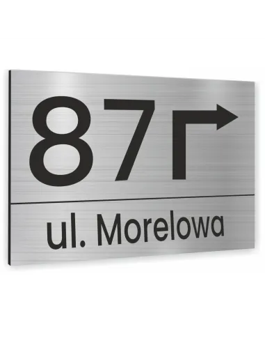 Numer domu Oznakowanie domu tablica adresowa 40x30cm dibond