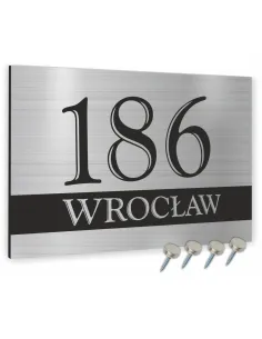 TABLICZKA ADRESOWA NUMER DOMU SZYLD - ALUMINIUM 20x30 cm dibond