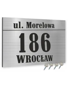 Tabliczka ADRESOWA ALUMINIOWA Tablica NUMER DOMU 15x20 dibond