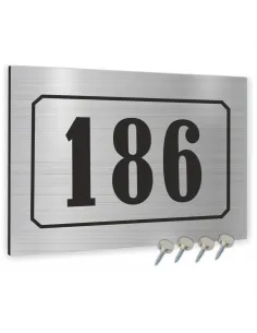TABLICA ADRESOWA z numerem domu DIBOND 20x15 cm