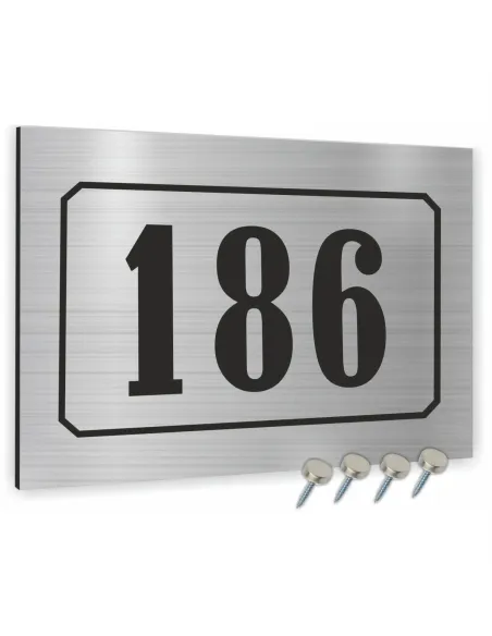 TABLICA ADRESOWA z numerem domu DIBOND 20x15 cm