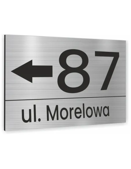 Tabliczka Tablica ADRESOWA ALUMINIOWA z wkrętami dibond 20x15 cm