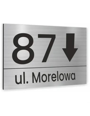 Tabliczka Tablica ADRESOWA ALUMINIOWA KIERUNKOWA 20x15 cm dibond