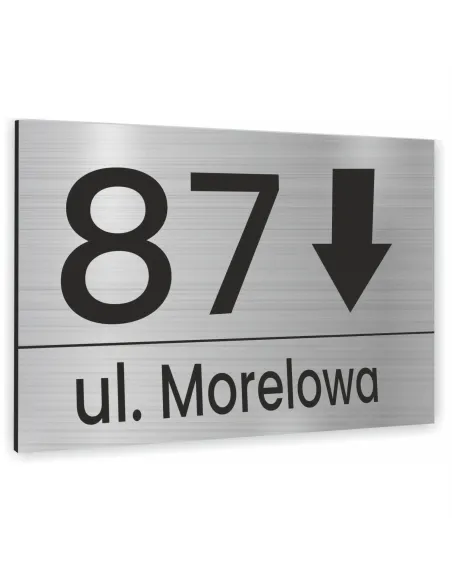 Tabliczka Tablica ADRESOWA ALUMINIOWA KIERUNKOWA 20x15 cm dibond