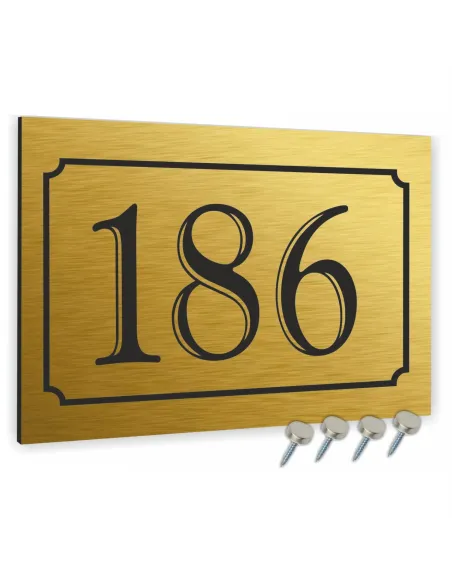 METALOWA TABLICA ADRESOWA NAZWA ULICY ALUMINIUM 20x15 cm dibond