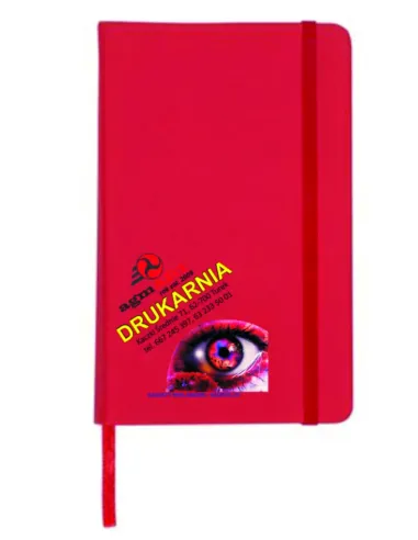 Notesy reklamowe A6 z logo nadrukiem UV 100 szt