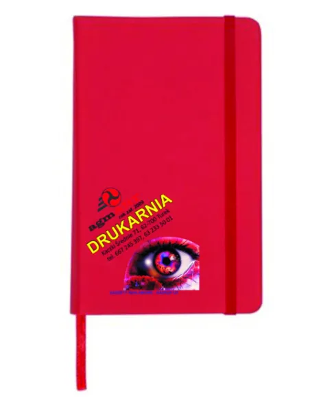 Notesy reklamowe A6 z logo nadrukiem UV 100 szt