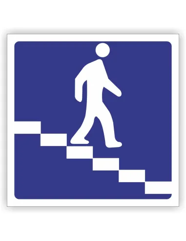 Znak drogowy Tablica informacyjna D35 przejście podziemne dla pieszych -znak informacyjny 40x40 cm