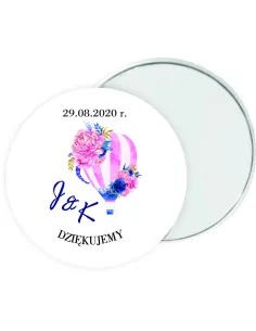 MAGNES PERSONALIZOWANY prezent podziękowanie dla gości NA ŚLUB TWÓJ NAPIS