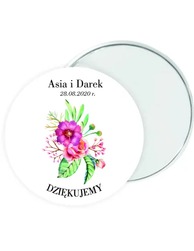 MAGNES PERSONALIZOWANY prezent podziękowanie dla gości NA ŚLUB TWÓJ NAPIS