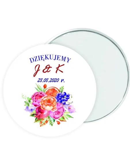 MAGNES PERSONALIZOWANY prezent podziękowanie dla gości NA WESELE duży wybór