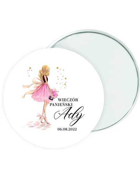 MAGNES prezent PERSONALIZOWANY NA WIECZÓR PANIEŃSKI z imieniem RÓŻNE WZORY