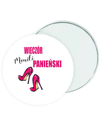 LUSTERECZKO prezent podziękowanie na WIECZÓR PANIEŃSKI PERSONALIZOWANE z imeniem