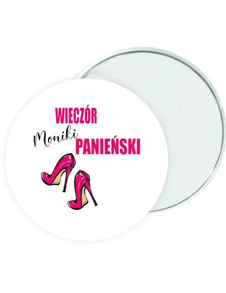 LUSTERECZKO prezent podziękowanie na WIECZÓR PANIEŃSKI PERSONALIZOWANE z imeniem