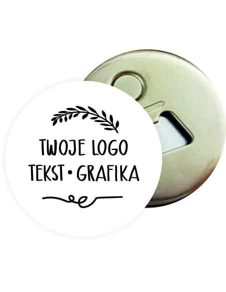 Otwieracz z magnesem REKLAMOWE Z TWOIM LOGO TEKSTEM GRAFIKĄ
