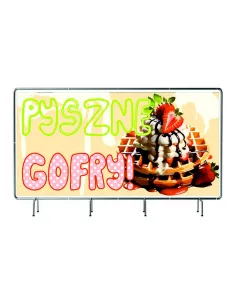 BANER REKLAMOWY 130x80cm duży wybór wzorów GOFRY DESERY LODY