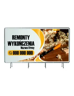 BANER REKLAMOWY 100x200cm duży wybór projekt gratis RÓŻNE WZORY REMONTY WYKOŃCZENIA