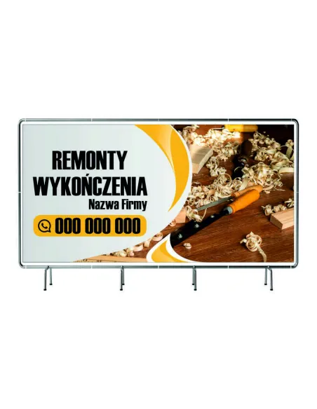 BANER REKLAMOWY 100x200cm duży wybór projekt gratis RÓŻNE WZORY REMONTY WYKOŃCZENIA