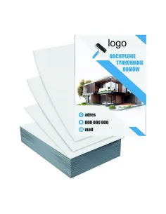 Ulotki A5 100szt reklamowe firmowe duży wybór DOCIEPLANIE TYNKOWANIE DOMÓW