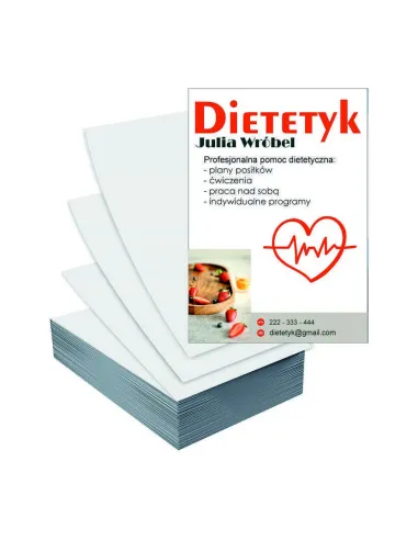 Ulotki A5 100szt reklamowe firmowe duży wybór DIETETYK