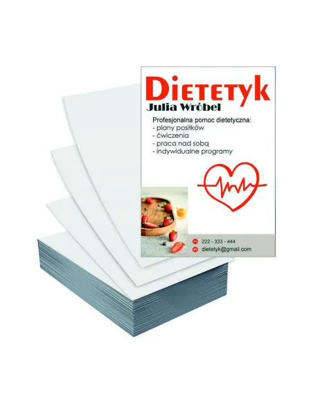 Ulotki A5 100szt reklamowe firmowe duży wybór DIETETYK